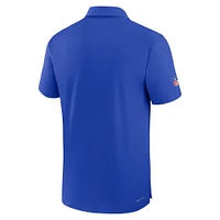 Men's Nike Royal Los Angeles Rams Sideline Coaches Performance Polo