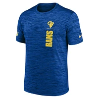 Men's Nike Royal Los Angeles Rams Sideline Velocity Performance T-Shirt