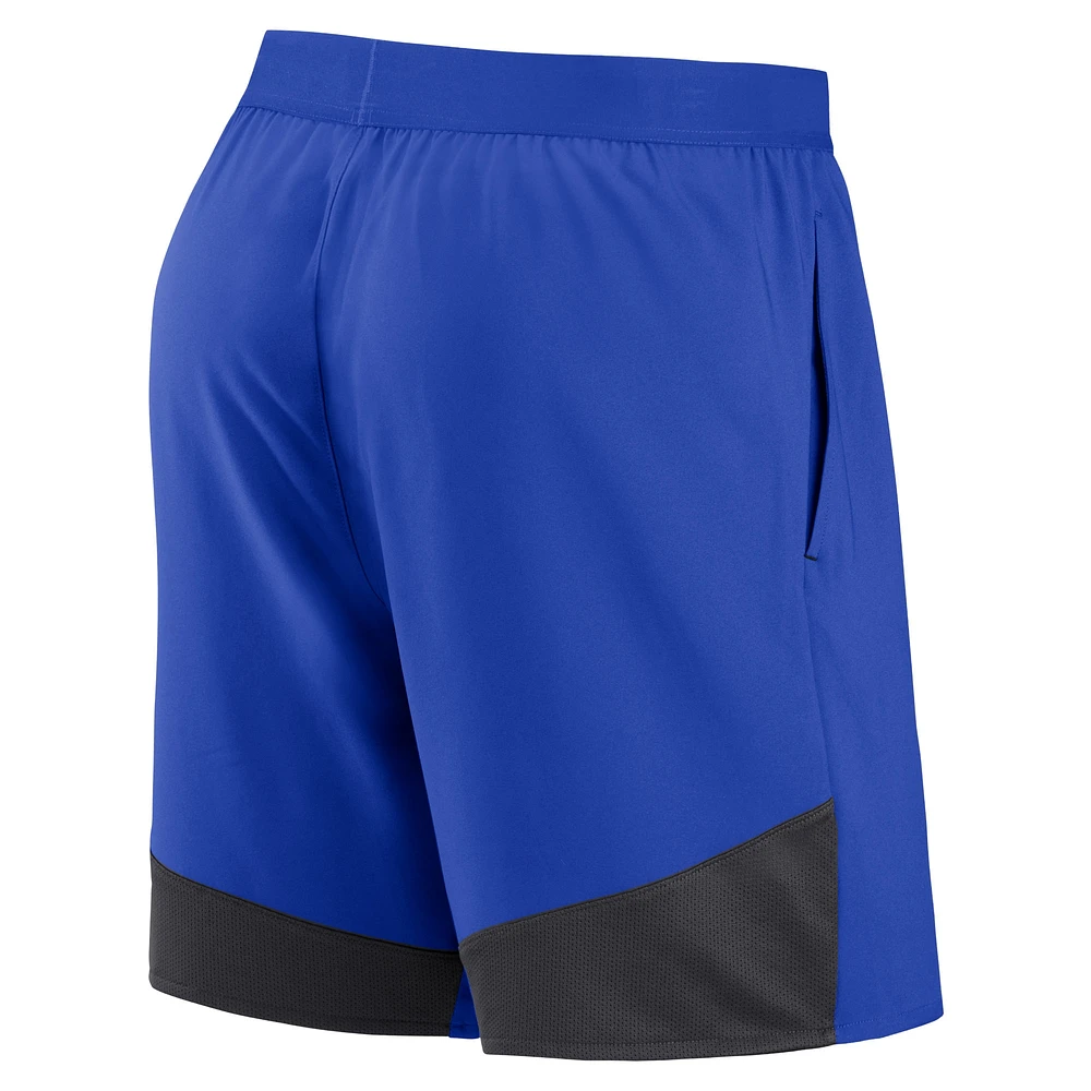 Men's Nike Royal Los Angeles Rams Stretch Performance Shorts
