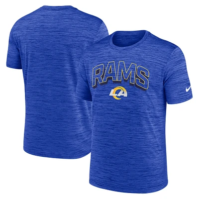 T-shirt Nike Royal Los Angeles Rams Velocity Performance pour homme