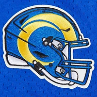 Men's Pro Standard Puka Nacua Royal Los Angeles Rams Mesh Button-Up Baseball Jersey