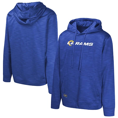 Sweat à capuche en polaire Royal Los Angeles Rams Streak pour homme