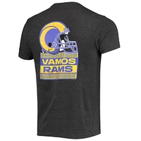 T-shirt Vamos Starter noir pour hommes des Los Angeles Rams