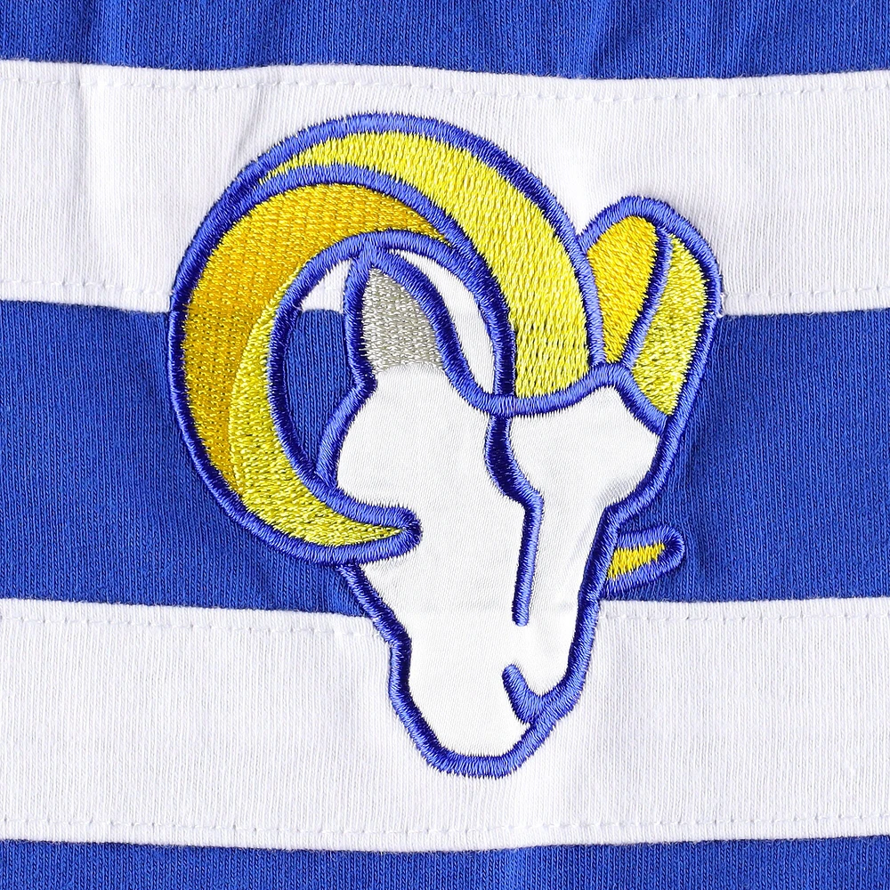 T-shirt à manches longues Starter Royal/Blanc des Rams de Los Angeles pour homme