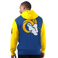 Men's Starter Royal Los Angeles Rams Extreme Pullover Hoodie