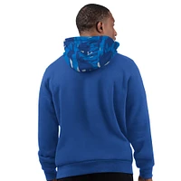 Men's Starter Royal Los Angeles Rams Thursday Night Gridiron Pullover Hoodie