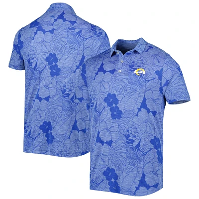 Polo Tommy Bahama Royal Los Angeles Rams Miramar Blooms pour homme