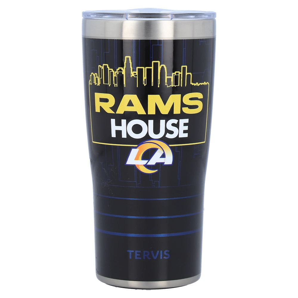 Tervis Los Angeles Rams 20oz. Gobelet en acier inoxydable avec couvercle coulissant Rams House