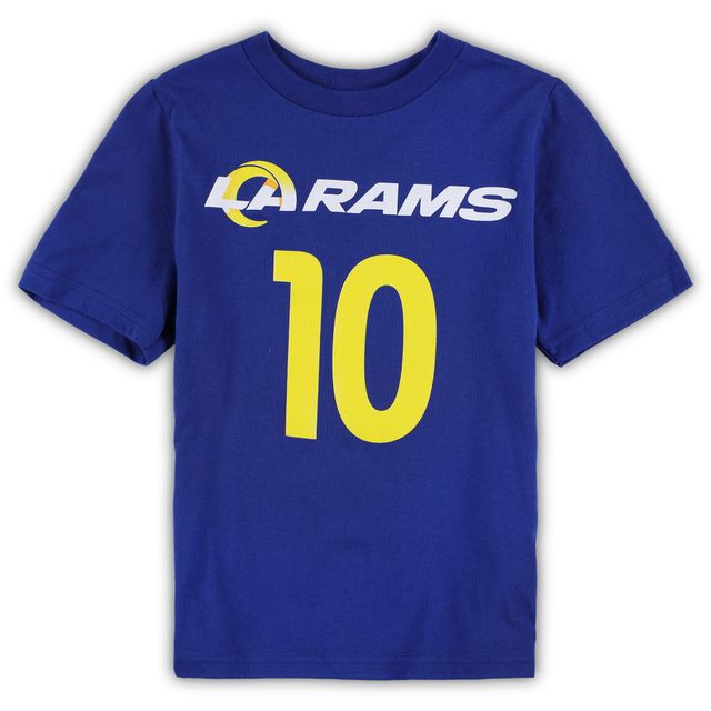 T-shirt avec nom et numéro de joueur Cooper Kupp Royal Los Angeles Rams Mainliner pour tout-petit
