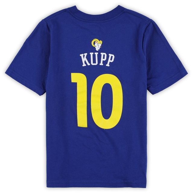 T-shirt avec nom et numéro de joueur Cooper Kupp Royal Los Angeles Rams Mainliner pour tout-petit