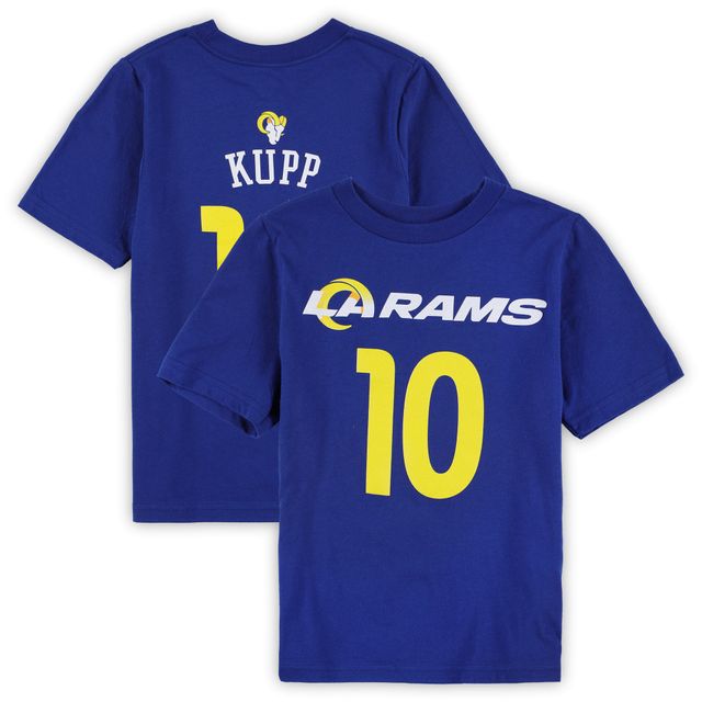 T-shirt avec nom et numéro de joueur Cooper Kupp Royal Los Angeles Rams Mainliner pour tout-petit