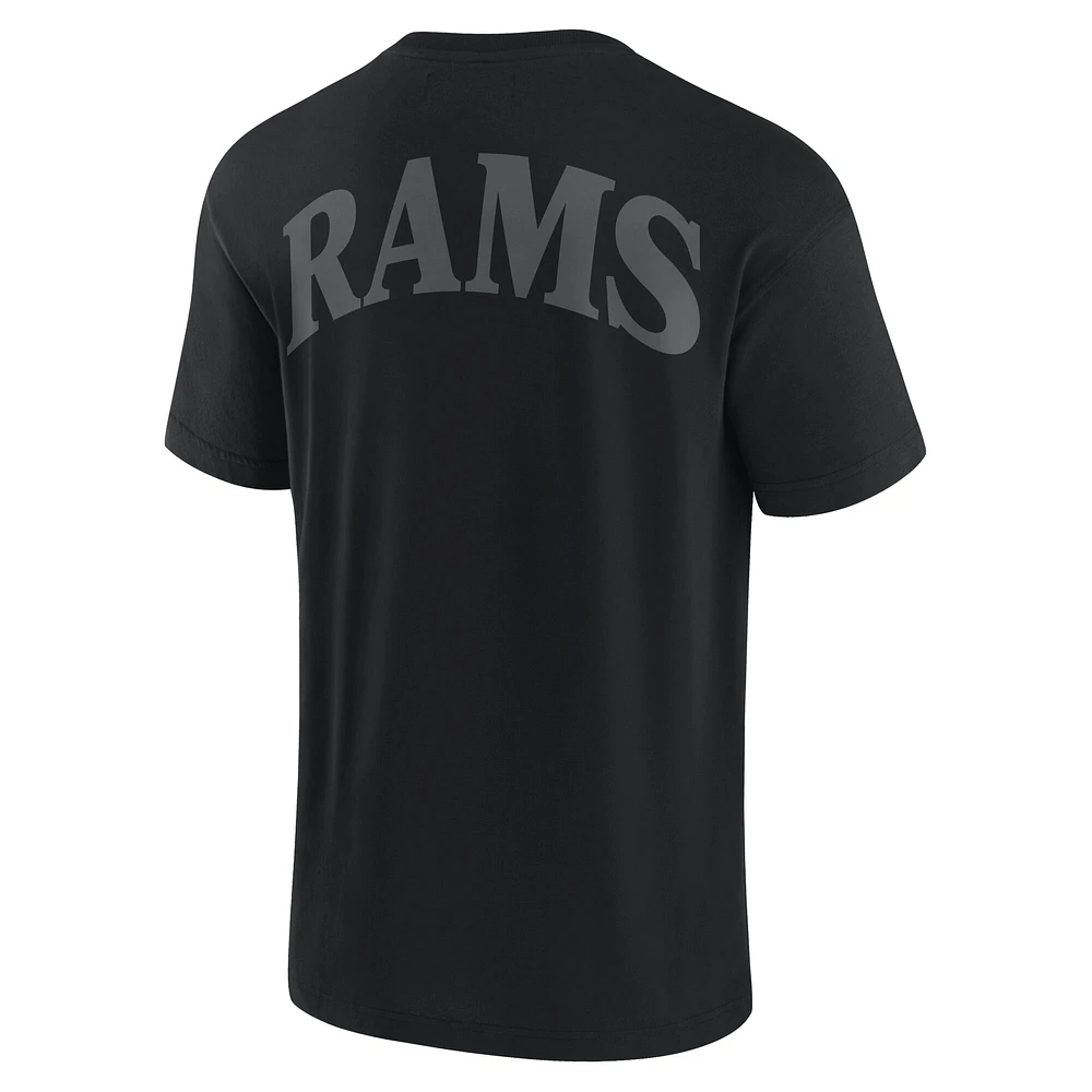 Unisex Fanatics  Black Los Angeles Rams Elements Iconic T-Shirt