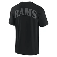 Unisex Fanatics  Black Los Angeles Rams Elements Iconic T-Shirt
