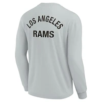 Unisex Fanatics Gray Los Angeles Rams Elements Super Soft Long Sleeve T-Shirt