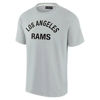Unisex Fanatics Gray Los Angeles Rams Elements Super Soft Short Sleeve T-Shirt