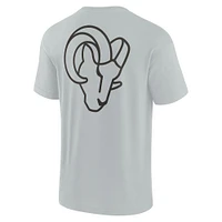 Unisex Fanatics Gray Los Angeles Rams Elements Super Soft Short Sleeve T-Shirt