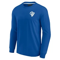 Unisex Fanatics Royal Los Angeles Rams Elements Super Soft Long Sleeve T-Shirt