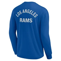 Unisex Fanatics Royal Los Angeles Rams Elements Super Soft Long Sleeve T-Shirt