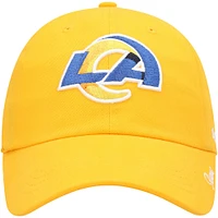 Women's '47 Gold Los Angeles Rams Miata Clean Up Secondary Logo Adjustable Hat