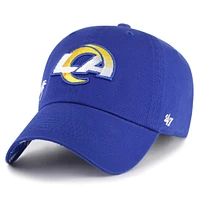 Women's '47  Royal Los Angeles Rams Confetti Icon Clean Up Adjustable Hat