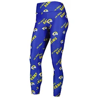 Women's Concepts Sport Royal Los Angeles Rams Breakthrough Allover Print Lounge Leggings