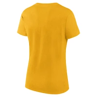 Women's Fanatics  Royal/Gold Los Angeles Rams Fan T-Shirt Combo Set