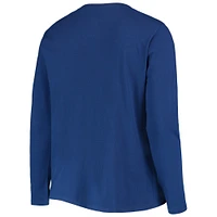 Women's Fanatics Royal Los Angeles Rams Plus Primary Logo LA Long Sleeve T-Shirt