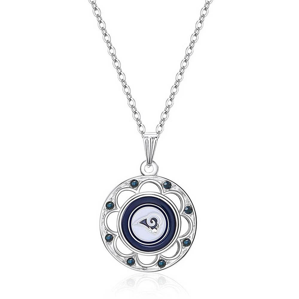 Women's Los Angeles Rams Circle Pendant Necklace