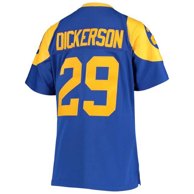 Maillot de l'équipe réplique Mitchell & Ness Eric Dickerson Royal Los Angeles Rams Legacy pour femmes