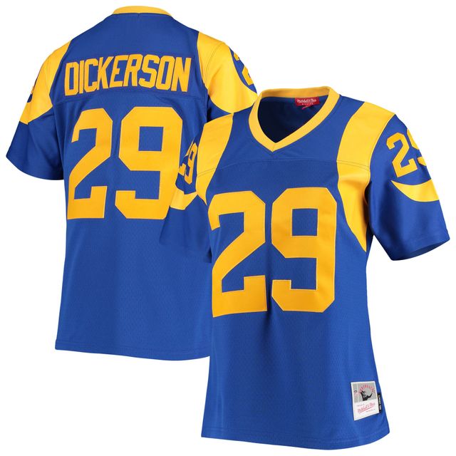 Maillot de l'équipe réplique Mitchell & Ness Eric Dickerson Royal Los Angeles Rams Legacy pour femmes