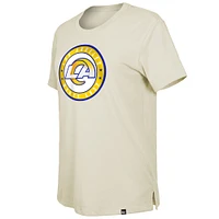 Women's New Era  Cream Los Angeles Rams 2023 NFL Draft T-Shirt
