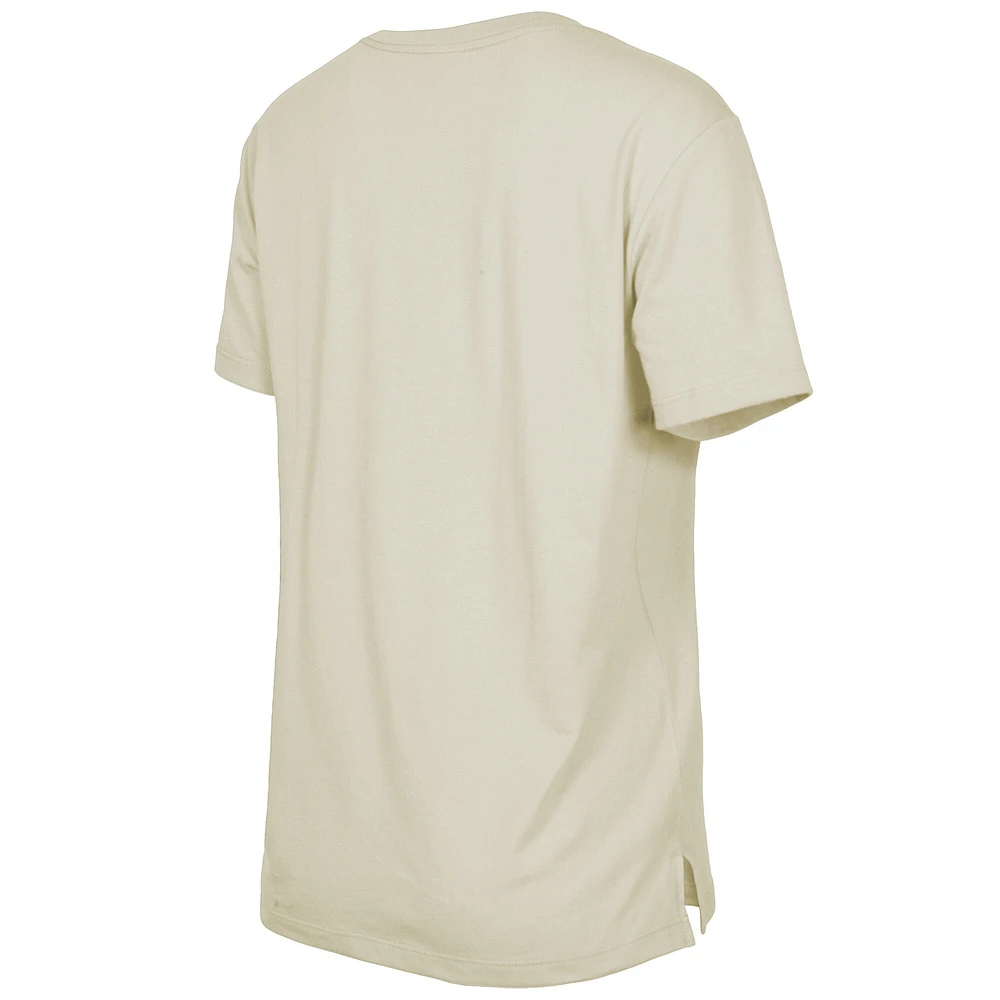 Women's New Era  Cream Los Angeles Rams 2023 NFL Draft T-Shirt