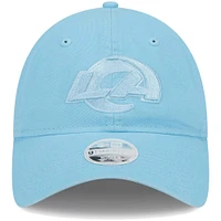 Women's New Era Light Blue Los Angeles Rams Color Pack Brights 9TWENTY Adjustable Hat