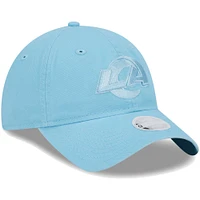 Women's New Era Light Blue Los Angeles Rams Color Pack Brights 9TWENTY Adjustable Hat