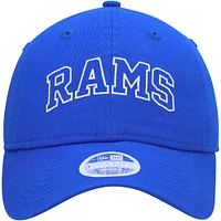 Women's New Era Royal Los Angeles Rams Collegiate 9TWENTY Adjustable Hat