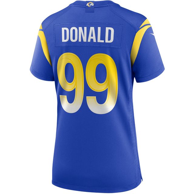 Maillot de joueur Nike Aaron Donald Royal Los Angeles Rams pour femme - Match terminé