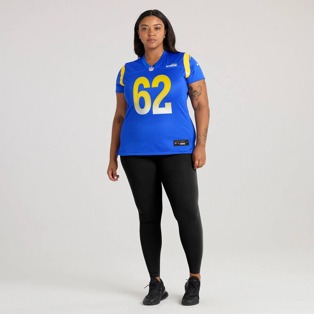 Women's Nike Blake Larson  Royal Los Angeles Rams Game Jersey