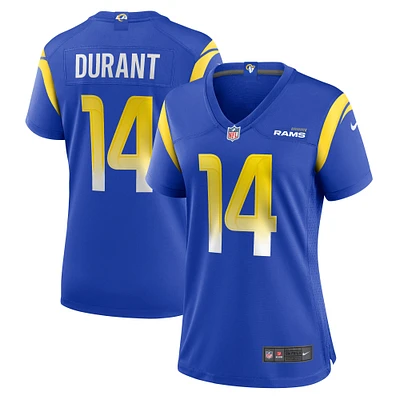 Maillot Nike Cobie Durant Royal Los Angeles Rams Game Player pour femme