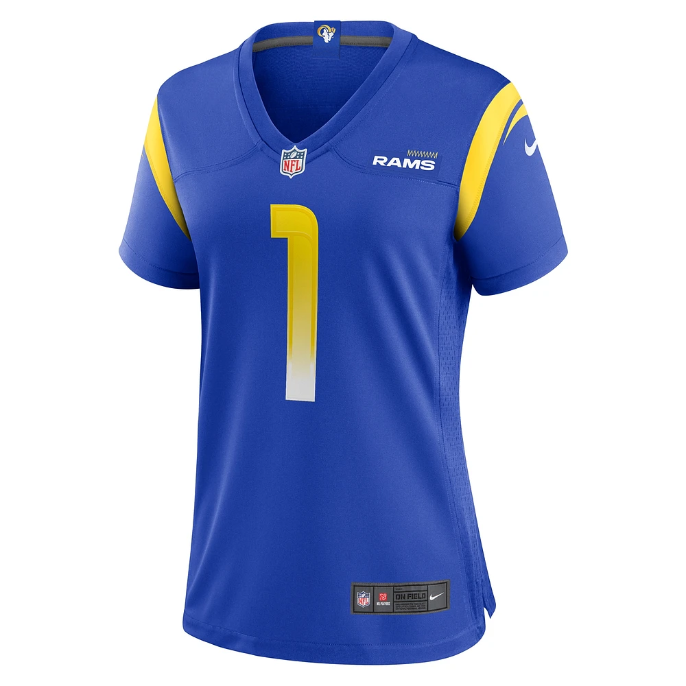 Maillot de match domicile Los Angeles Rams Nike Derion Kendrick Royal pour femme