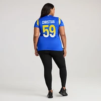 Maillot Nike Geron Christian Royal Los Angeles Rams Team Game pour femme