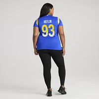 Women's Nike Jack Heflin  Royal Los Angeles Rams Team Game Jersey