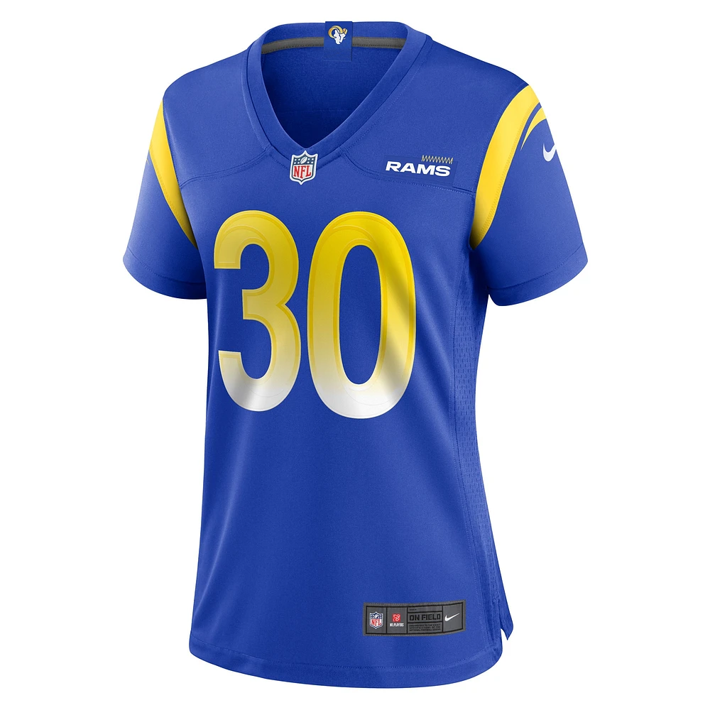 Maillot de match Nike Josh Wallace Royal Los Angeles Rams pour femme
