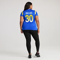 Maillot de match Nike Josh Wallace Royal Los Angeles Rams pour femme