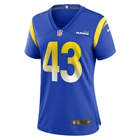 Women's Nike Joshua Karty  Royal Los Angeles Rams Game Jersey
