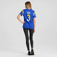 Women's Nike Kamren Curl  Royal Los Angeles Rams Team Game Jersey