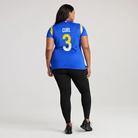 Women's Nike Kamren Curl  Royal Los Angeles Rams Team Game Jersey