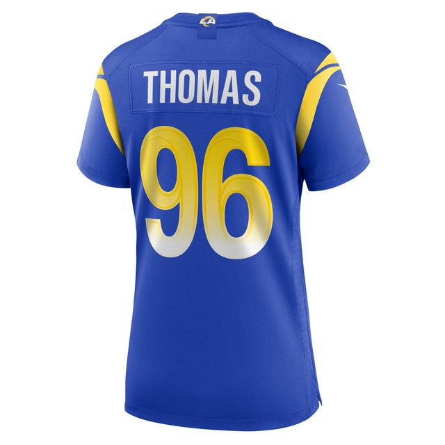 Maillot Nike Keir Thomas Royal Los Angeles Rams Game Player pour femme