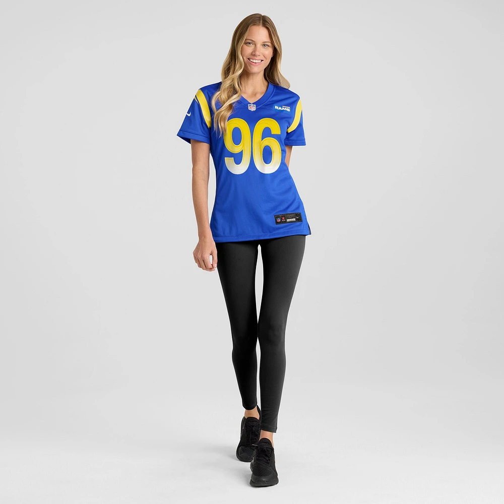 Maillot Nike Keir Thomas Royal Los Angeles Rams Game Player pour femme