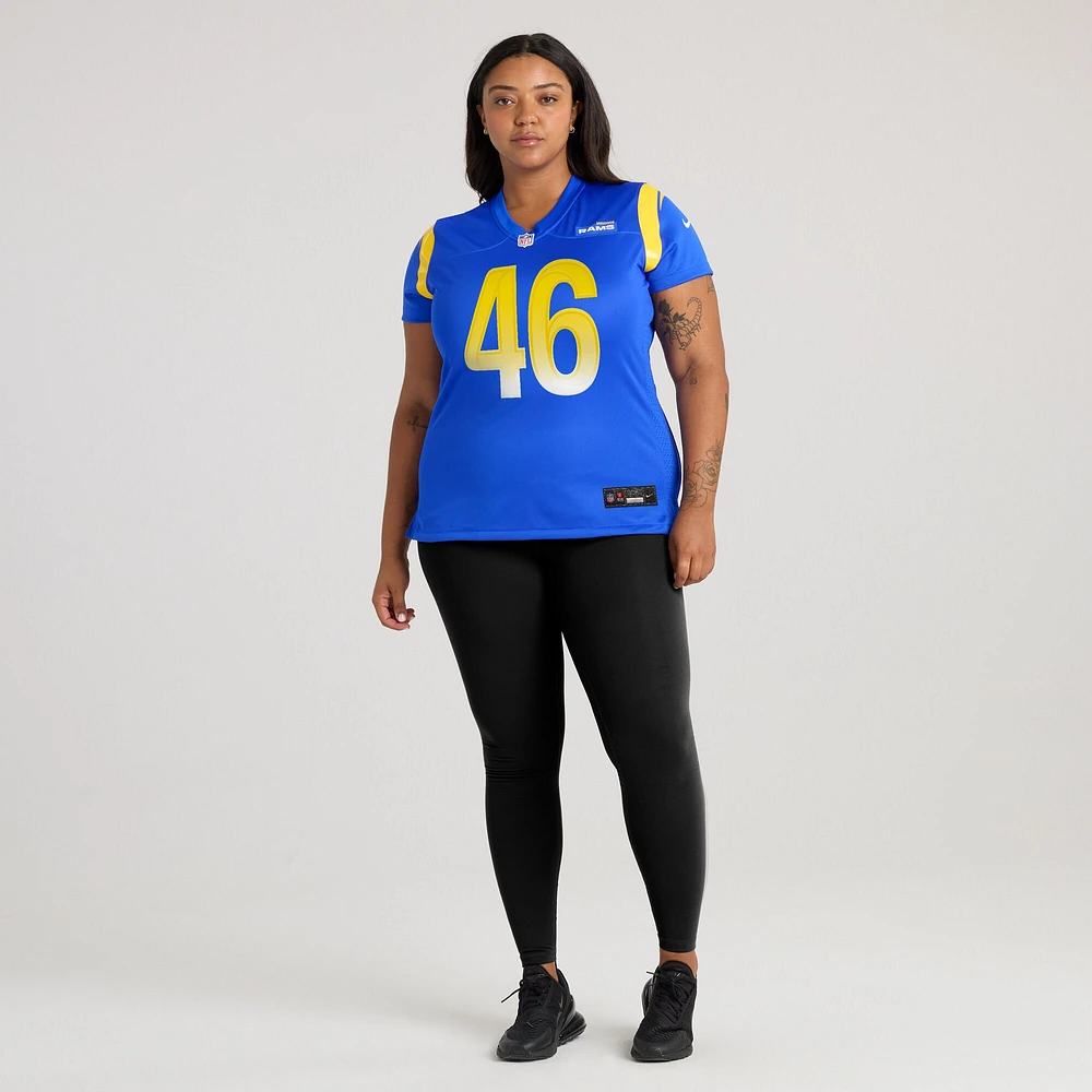 Women's Nike Kenny Logan Jr.  Royal Los Angeles Rams Game Jersey