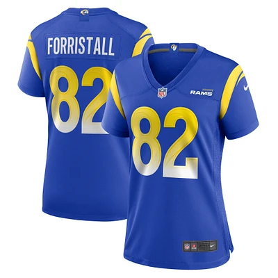 Maillot de match Nike Miller Forristall Royal Los Angeles Rams pour femme